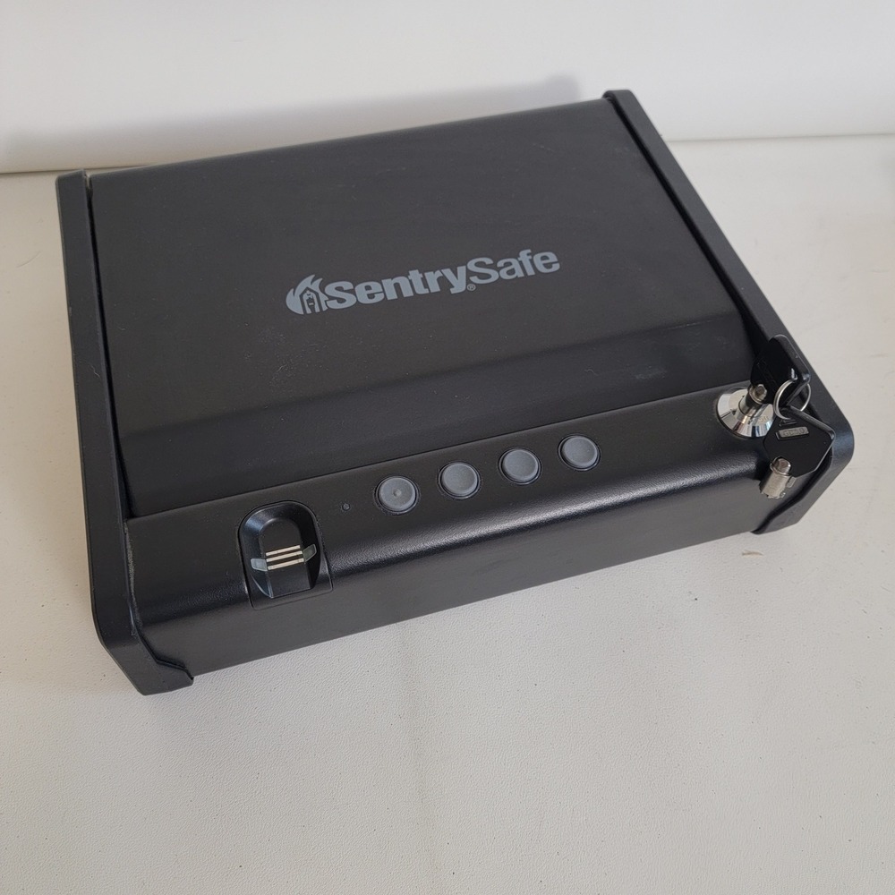 SentrySafe QAP1BE Biometric Gun Safe Fingerprint Keypad Lock Steel Safe *Read
